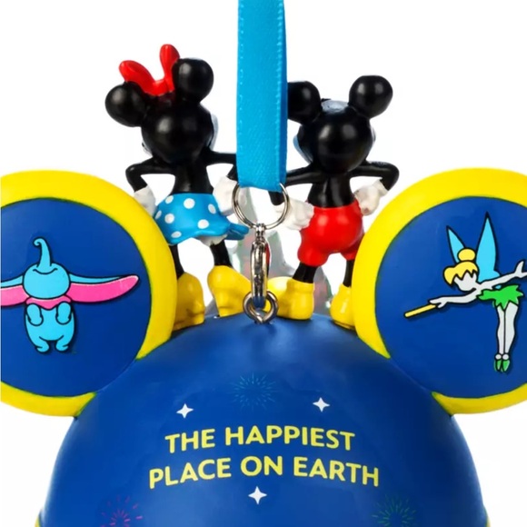 Mickey and Minnie Mouse Light-Up Ear Hat Ornament – Disneyland 2024 - Picture 4 of 4